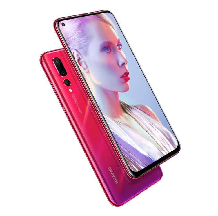 华为/HUAWEI nova 4 全面屏4800万超广角三摄 8GB+128GB 双卡双待全网通手机