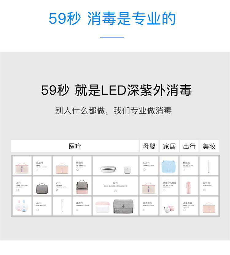 59秒 内衣消毒袋紫外线内裤杀菌器锅柜小型家用婴儿奶瓶消毒机 P26