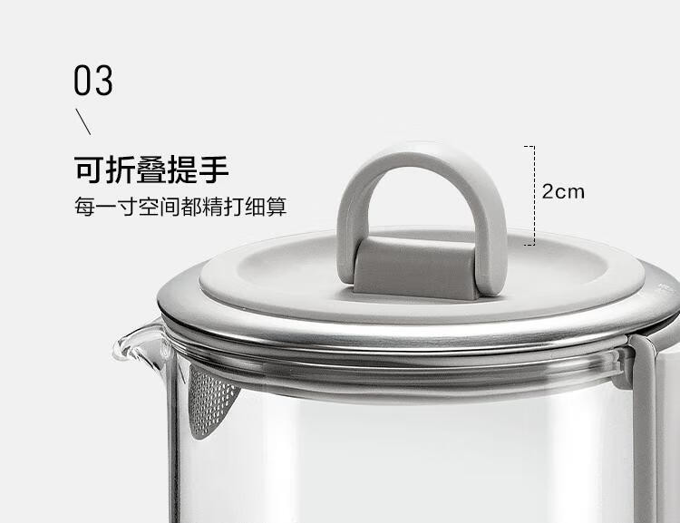 北鼎/BUYDEEM  K32养生壶 磨砂面 mini煮茶器