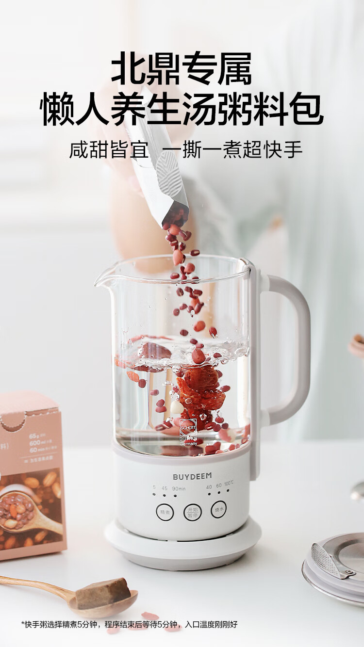 北鼎/BUYDEEM  K32养生壶 磨砂面 mini煮茶器