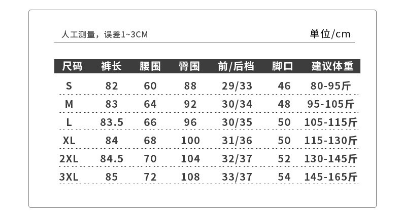 施悦名 阔腿裤春装新款2019韩版大码胖MM宽松女士休闲裤个性帅气九分裤