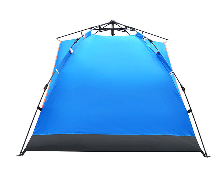 小童马 户外单层2-3人帐篷折叠透防雨气速开双开门旅游野露营自动弹簧帐