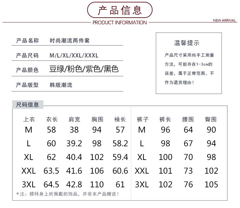 施悦名 时尚休闲运动套装女装2019秋冬新款韩版显瘦春款春装两件套潮秋天A