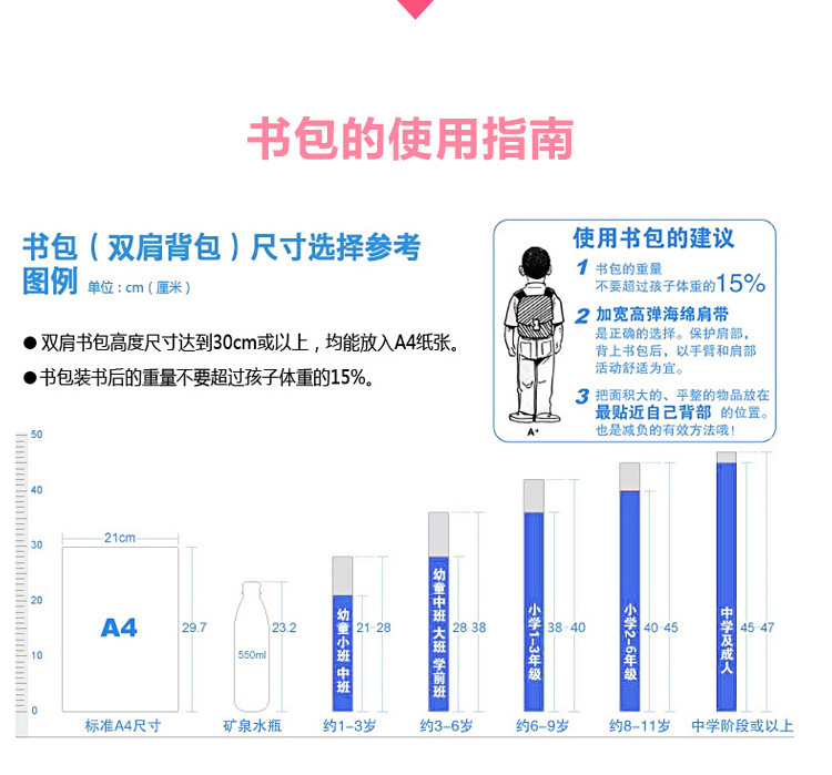 洋湖轩榭 小学生书包1-3-6年级男生韩版 女孩儿童学生背包A