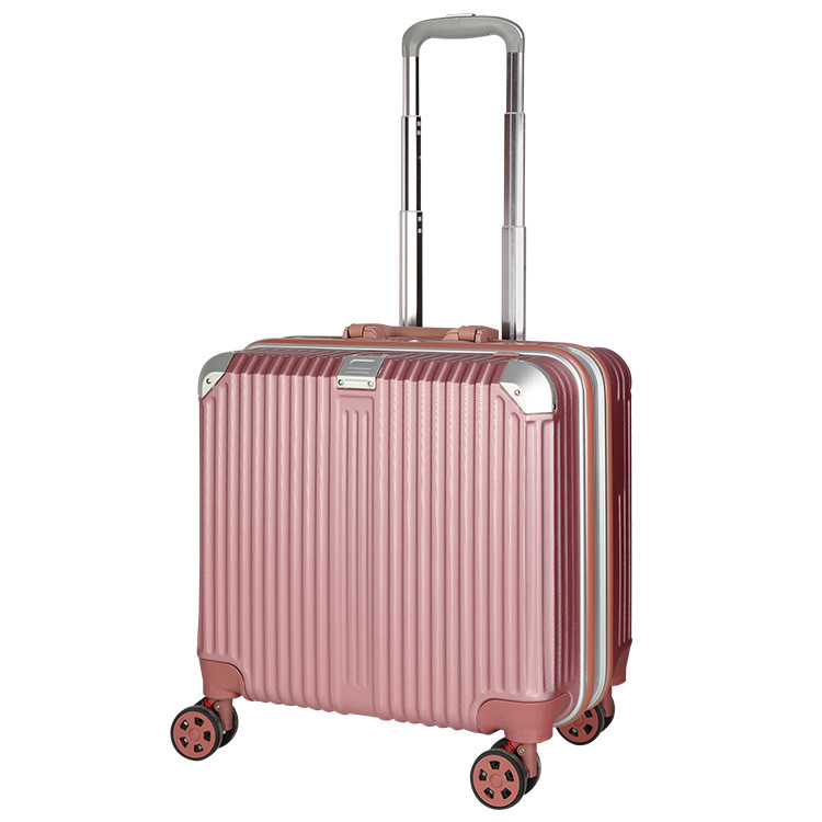 小童马 网红16行李箱登机18寸拉杆箱定制静音万向轮旅行箱包铝框密码箱套C