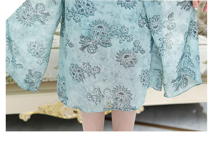 洋湖轩榭 中年女夏装连衣裙短袖2020新款大码妈妈装时尚韩版宽松中老年裙子C