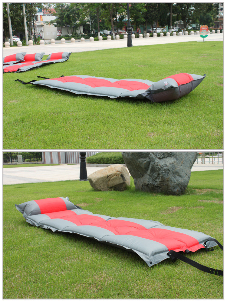 汤河店 户外帐篷自动充气防潮垫单人可拼接双人午睡垫加厚加宽c
