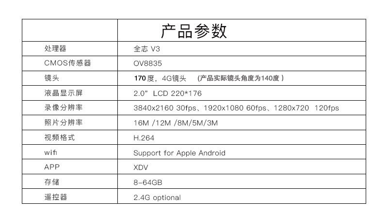 汤河店 action camera 4K高清运动相机慢摄影摄像机户外潜水防水山wifi狗a