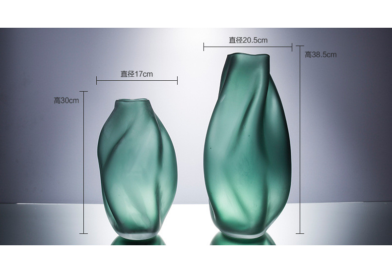 汤河店 钻石星彩色创意玻璃花瓶现代简约水培花器家居摆件工艺品