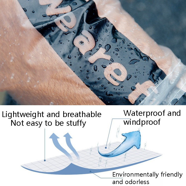 汤河店 狗狗雨衣四脚防水透明反光雨披a