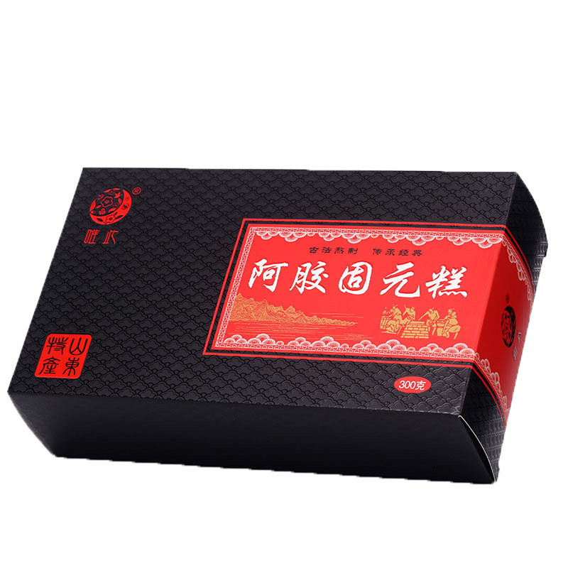 汤河店 山东阿胶糕即食纯手工自制ejiao固元膏阿娇礼盒装【300g/盒