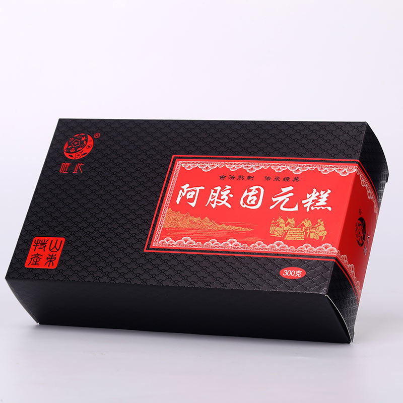 汤河店 山东阿胶糕即食纯手工自制ejiao固元膏阿娇礼盒装【300g/盒