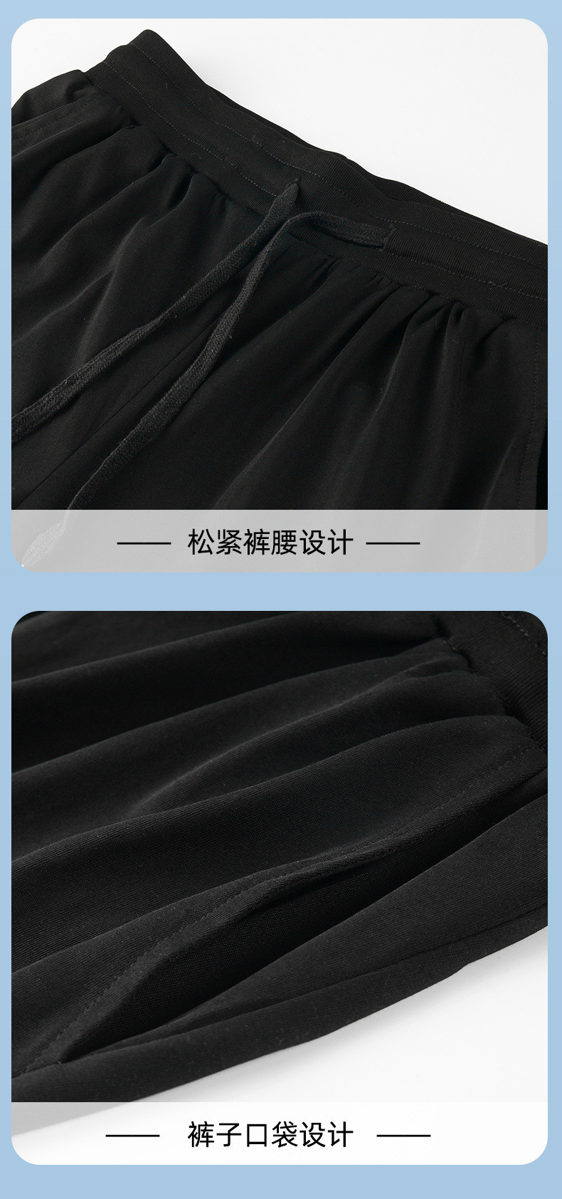 汤河之家 大码男装四道杠半袖T两件套胖子肥佬加肥加大休闲短裤套装