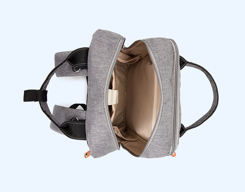小童马 新款多功能大容量双肩妈咪包带USB跨境热卖5件套妈妈包