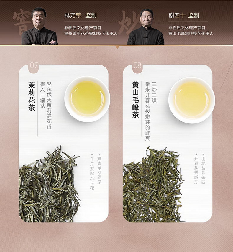 小罐茶/XIAOGUANCHA 金罐系列20罐十大茗茶组合装80g