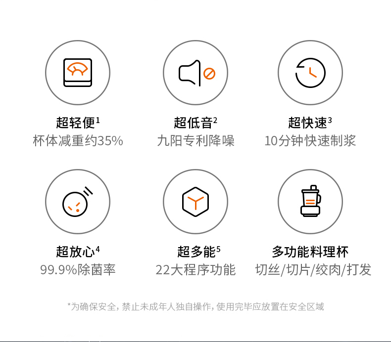 九阳/Joyoung 【肖战推荐】九阳超轻全钢破壁机加热料理机家用多功能豆浆机P771