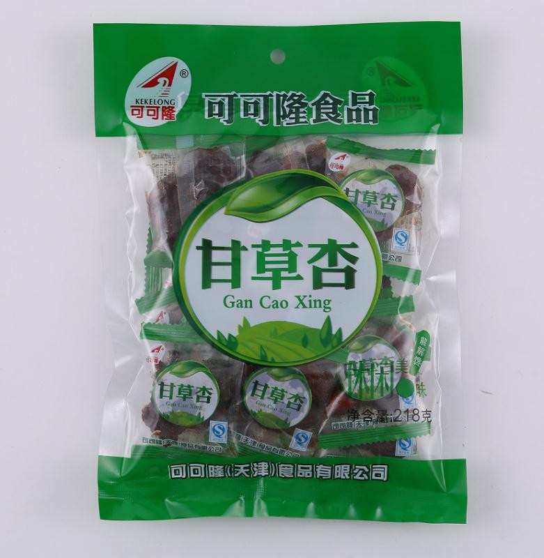 【天津特色】可可隆-甘草杏 218g*3袋