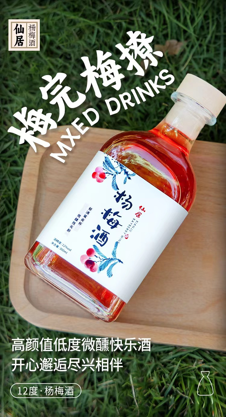 邮联 仙居杨梅果酒300ml(有七种口味任选）