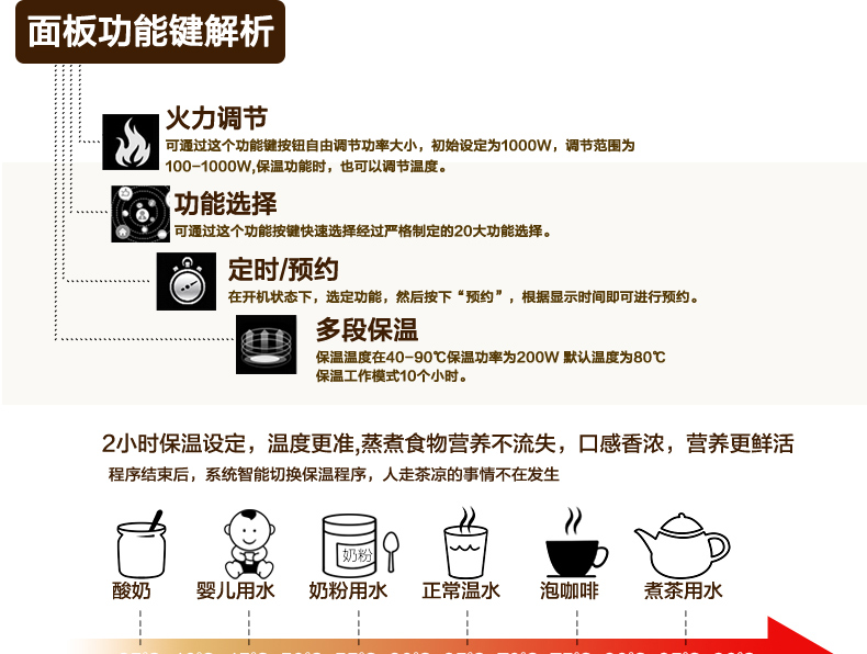 龙力养生壶全自动加厚玻璃多功能花茶壶电煮茶壶煮水果茶器