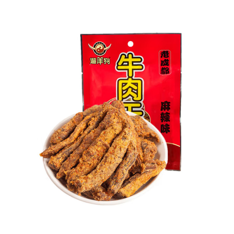 遛洋狗 【会员享实惠】牛肉干麻辣味120g