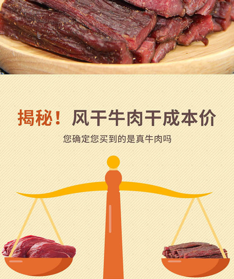 刁嘴娃 【会员享实惠】风干手撕牛肉80g/袋（麻辣味/五香味）