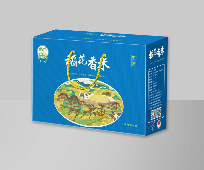 贾玲珑 稻花香米箱装5kg/箱