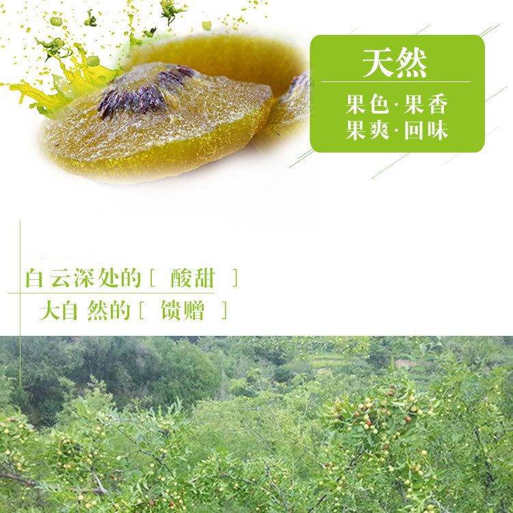 【邮乐宜春】靖安常忆 野酸枣糕120g*2袋 江西特产酸甜糕点组合装 天然食品回味无穷