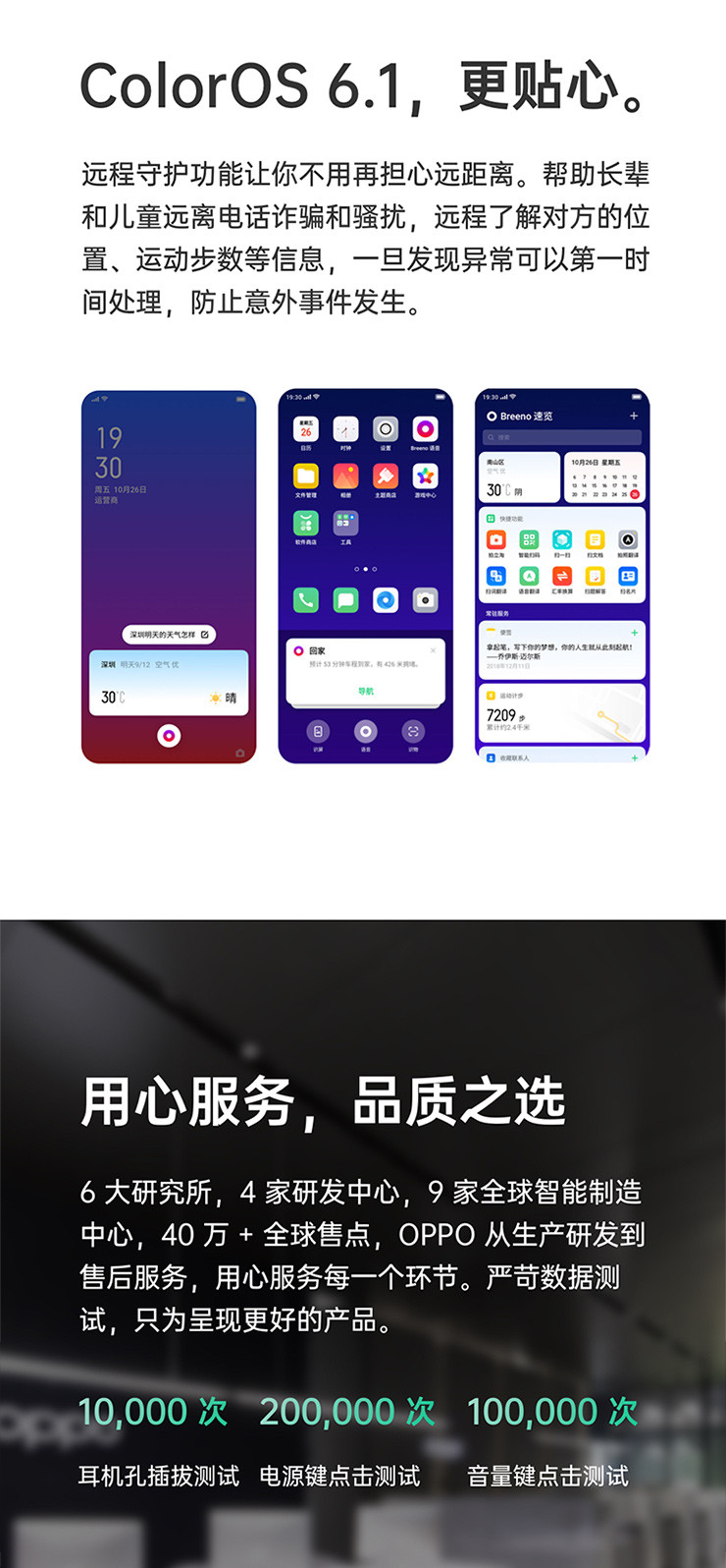 OPPO A8后置AI三摄 6.5英寸 4230mAh大电池 全网通拍照智能手机