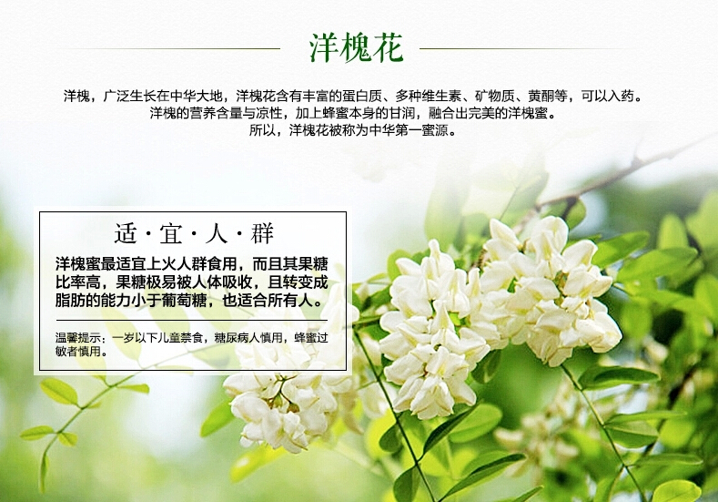 【桐庐馆】 蜂之语 洋槐蜜950G 纯天然野生农家自产自然成熟土蜂蜜