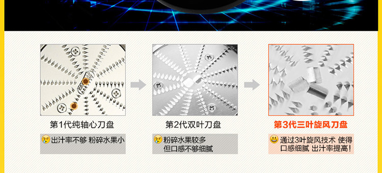 奥克斯AUX 家用不锈钢高出汁榨汁机 AS-819【热卖推荐】