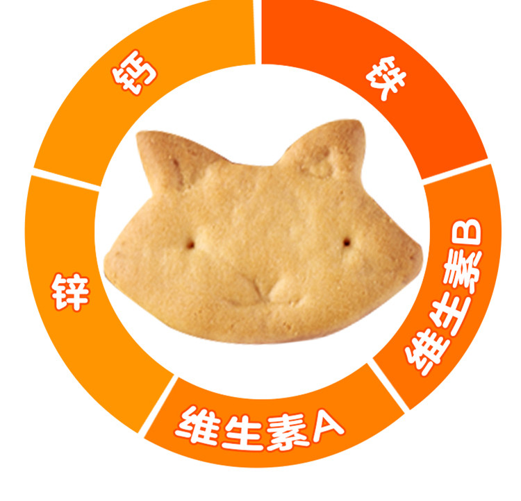 伊威(EASTWES) 全机能动物饼干 100g(50g*2包) 盒装