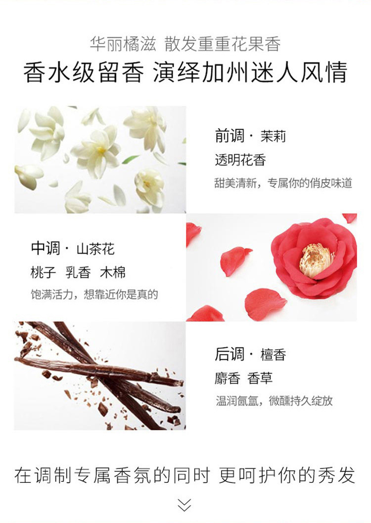 【广州馆】百雀羚三生花精油香氛洗发露500ml