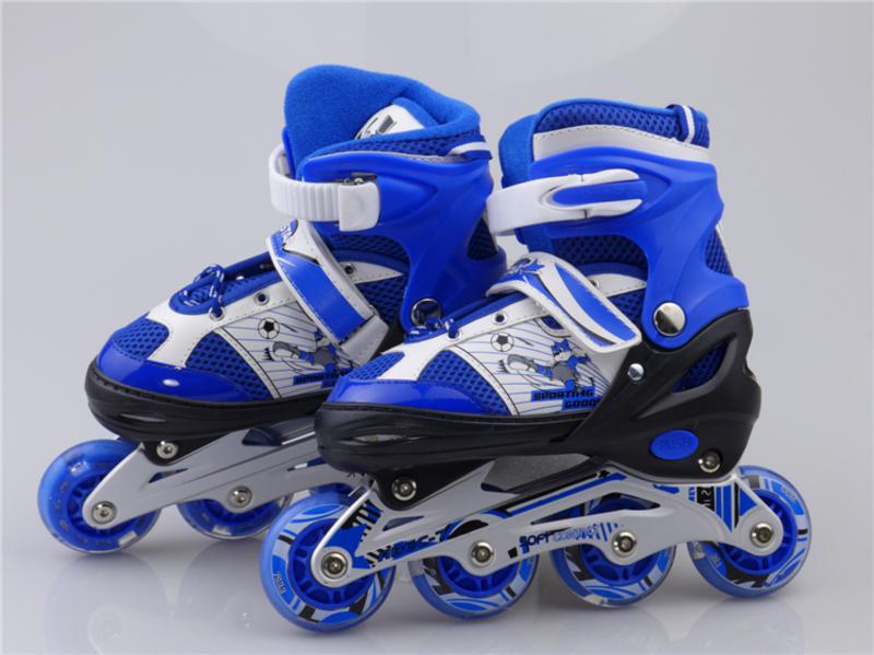 运动之星滑冰鞋202  溜冰鞋儿童套装轮滑鞋全套旱冰鞋滑冰鞋直排可调滑轮