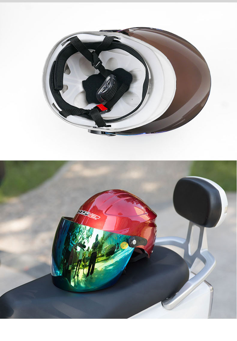 OBK 电动自行车防护帽 型号208 均码 电瓶车头盔夏季防晒电动自行车摩托车安全帽男女