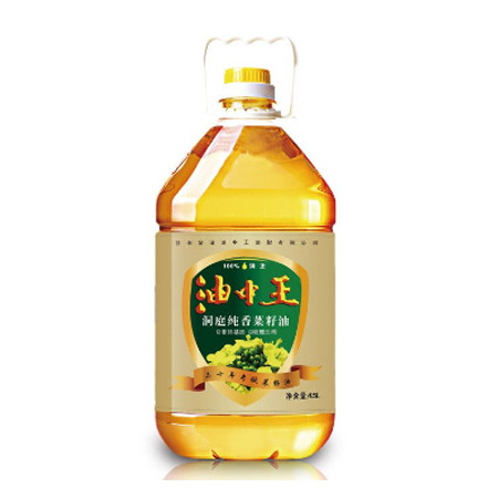 【长沙馆积分商城】油中王 金浩菜籽油 4.5L/瓶 仅限长沙市邮政营业网点现场自提