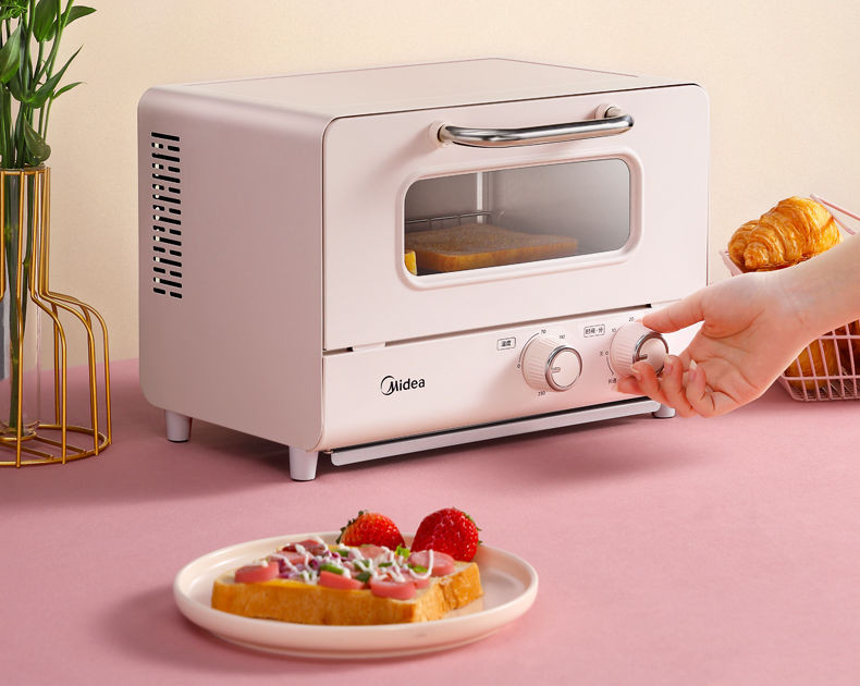【长沙馆】美的（Midea）家用多功能电烤箱 均匀烘烤 小巧精致 PT12A0