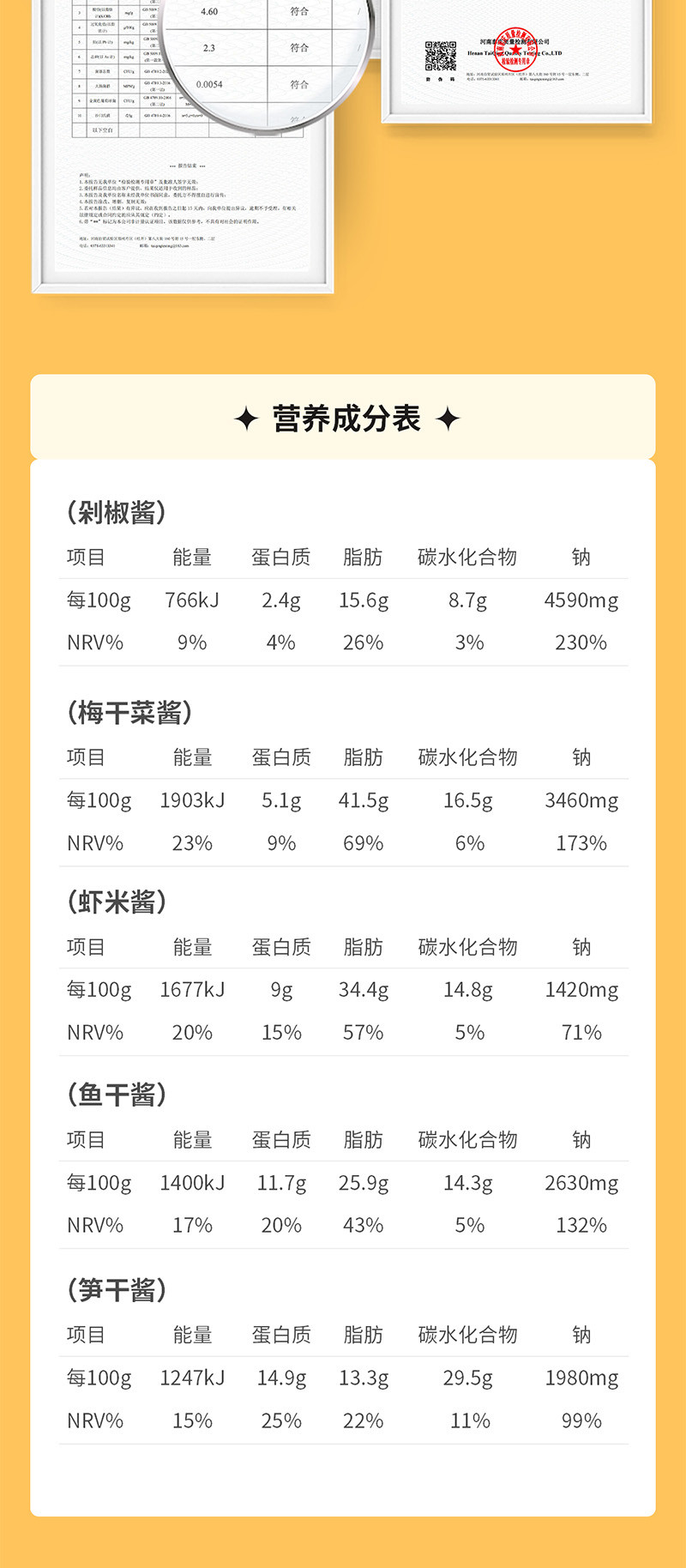 千岛农品 娘心笋干酱200g