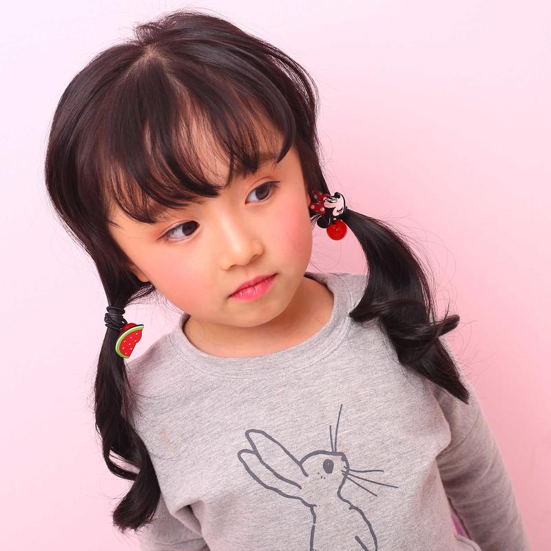 迪士尼/DISNEY 正版时尚米妮可爱儿童女孩发夹发圈头饰皮筋头绳