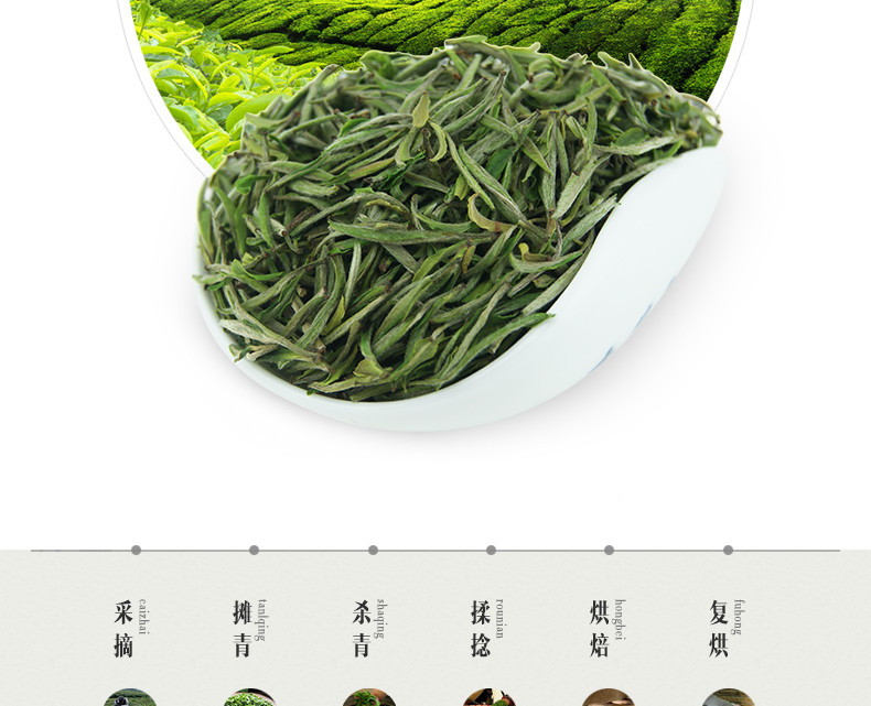 龙合春茶嫩芽安徽正宗黄山毛峰毛尖春茶绿茶125g罐装精品茶叶