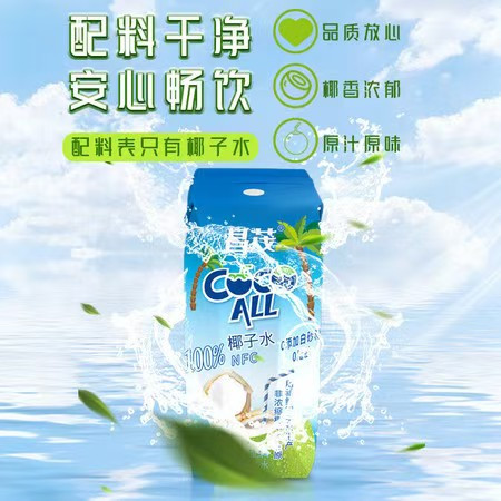 昌茂 【乐东馆】 250ml*6瓶椰子水