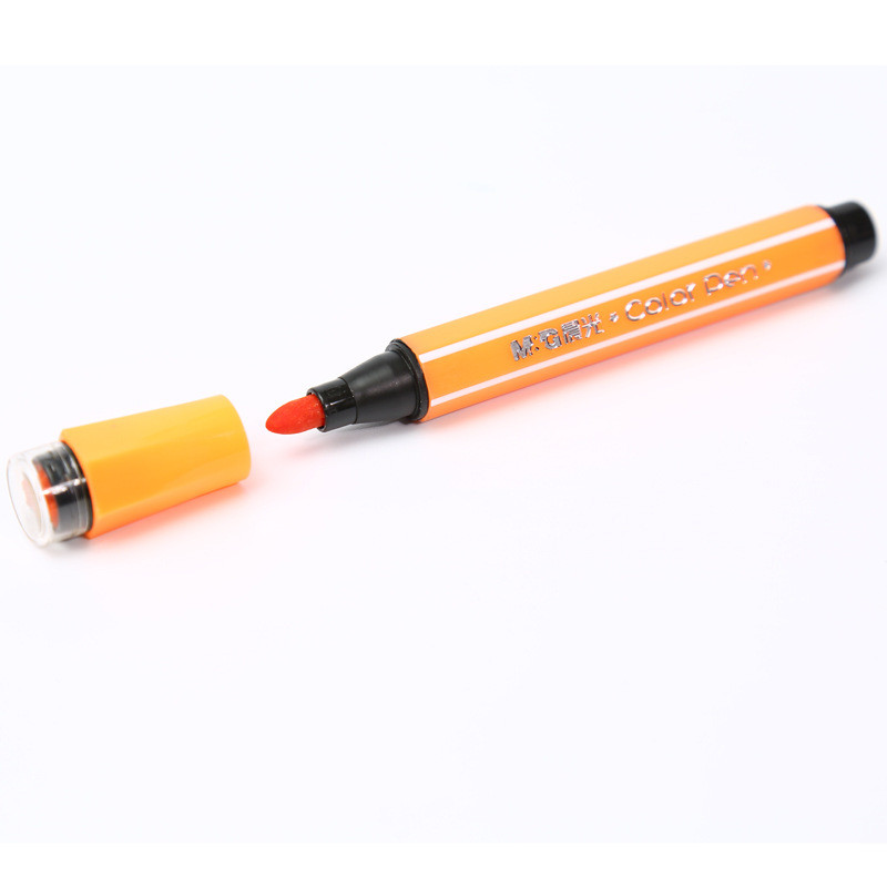 晨光/M&amp;G 晨光 ACP92149 印章水彩笔 24色可水洗六角涂鸦绘画笔粗头 24支/盒