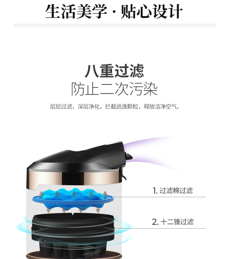 飞科（FLYCO）吸尘器家用小型强力大功率手持式吸尘机多功能车用FC9701/FC9702