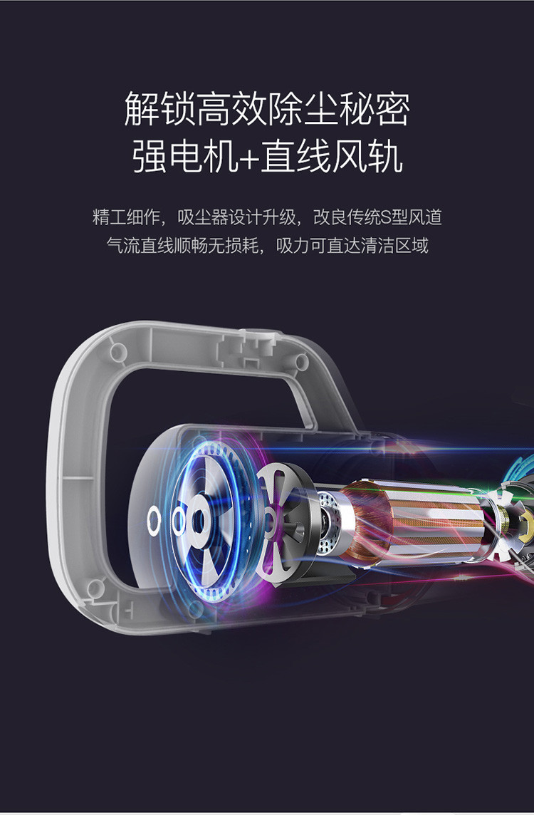 宝家丽吸尘器家用手持推杆两用吸尘器大吸力吸尘机BX-216标配