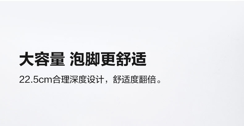 茶花 泡脚桶家用洗脚盆塑料过小腿高深桶足浴盆泡脚盆按摩洗脚桶1个装（颜色随机）0351