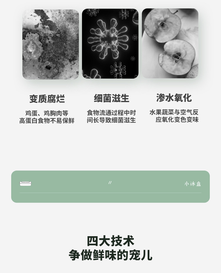 生活元素（LIFE ELEMENT）密封保鲜饭盒电动抽真空便当盒午餐盒电热饭盒