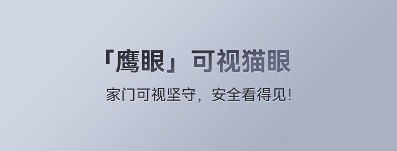 科学佳 全自动指纹锁密码刷卡云秘钥钥匙电子猫眼A7-E