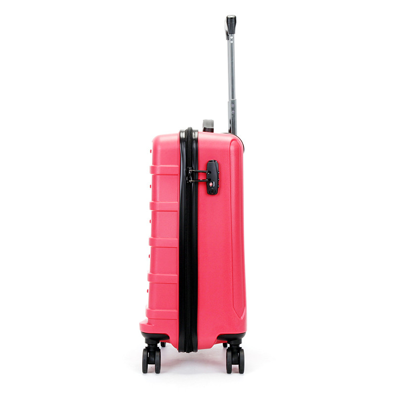 SUISSEWIN 拉杆箱 商务登机箱 经典简约行李箱 静音万向轮旅行箱 粉色
