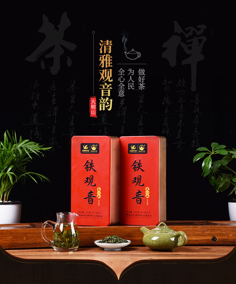 【中国农垦】大明山 广西农垦  铁观音255g/盒*2