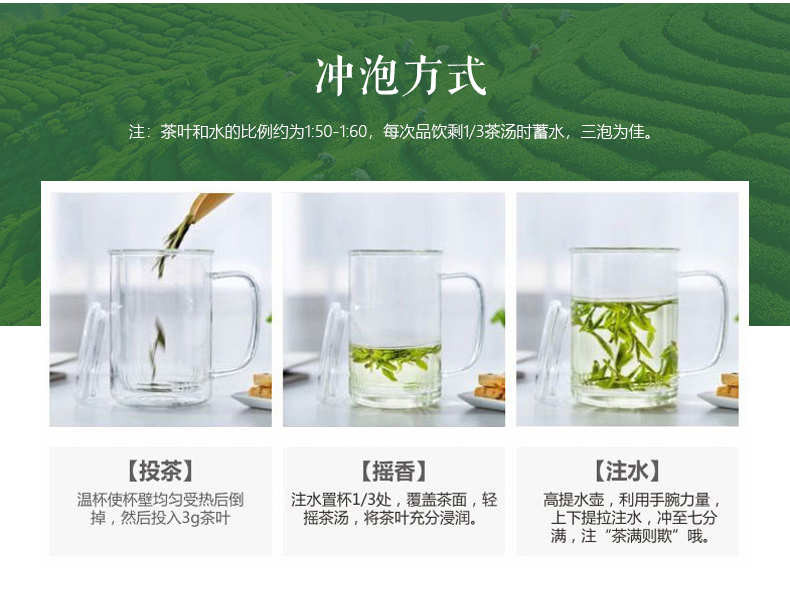 【中国农垦】大明山  广西农垦茶叶 质量可溯源  新茶  绿茶 清明茶 100g*2袋