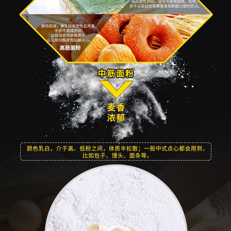 【中国 农垦】黑龙江 亲民食品 可追溯面粉 无化肥 无农药 亲民有机麦芯粉1.5kg